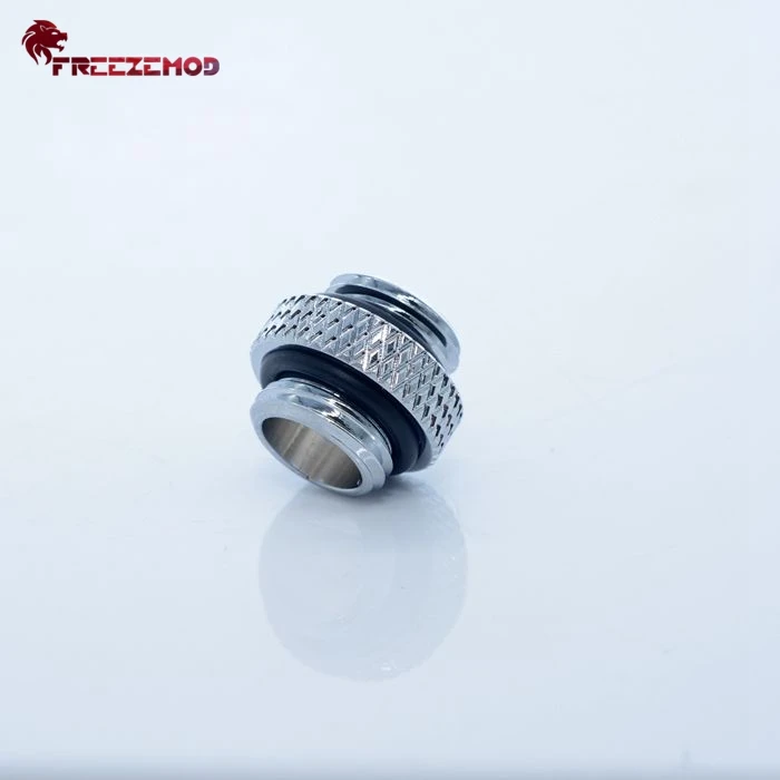 FREEZEMOD G1/4 ''Мини Двойное внешнее резьбовое соединение двойной штекер Адаптер компьютер ПК охладитель воды фитинг. HDS-DT10B