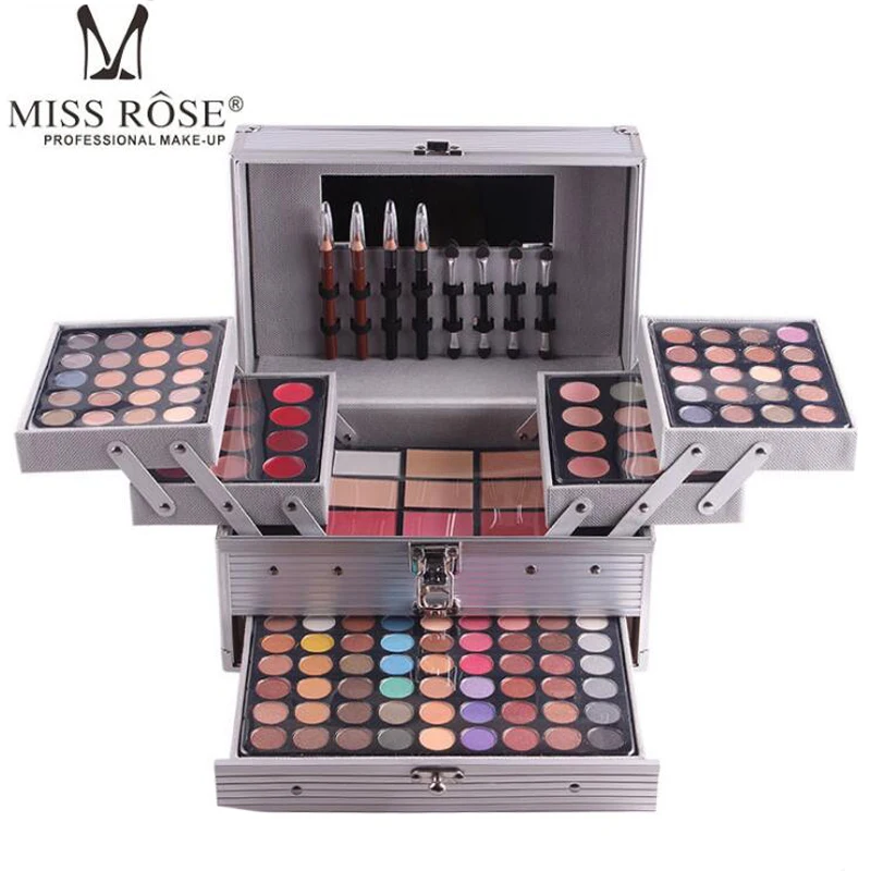 

MISS ROSE Professional Makeup Palette Sets Combo matte&shimmer eyeshadow Concealer Brightening waterproof foundation makeup kit