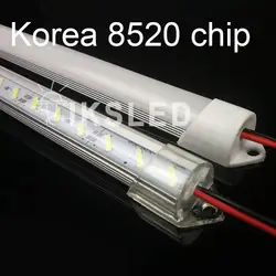 8520 светодиодные полосы суперяркость 1 м * 50 шт. led Жесткий свет бар DC12V 72 Вт/светодиодная лента SMD 8520 Алюминий) Светодиодная лента с usb-питанием