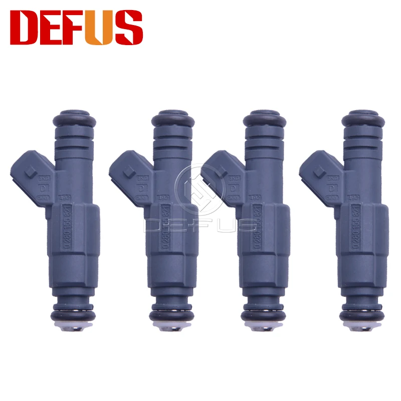 

DEFUS 4X 0280156821 47lb EV14 топливный инжектор сопло Bico для Ford RACING M-9593-LU47 47LB. EV14 0 280 156 821 новое значение впрыска