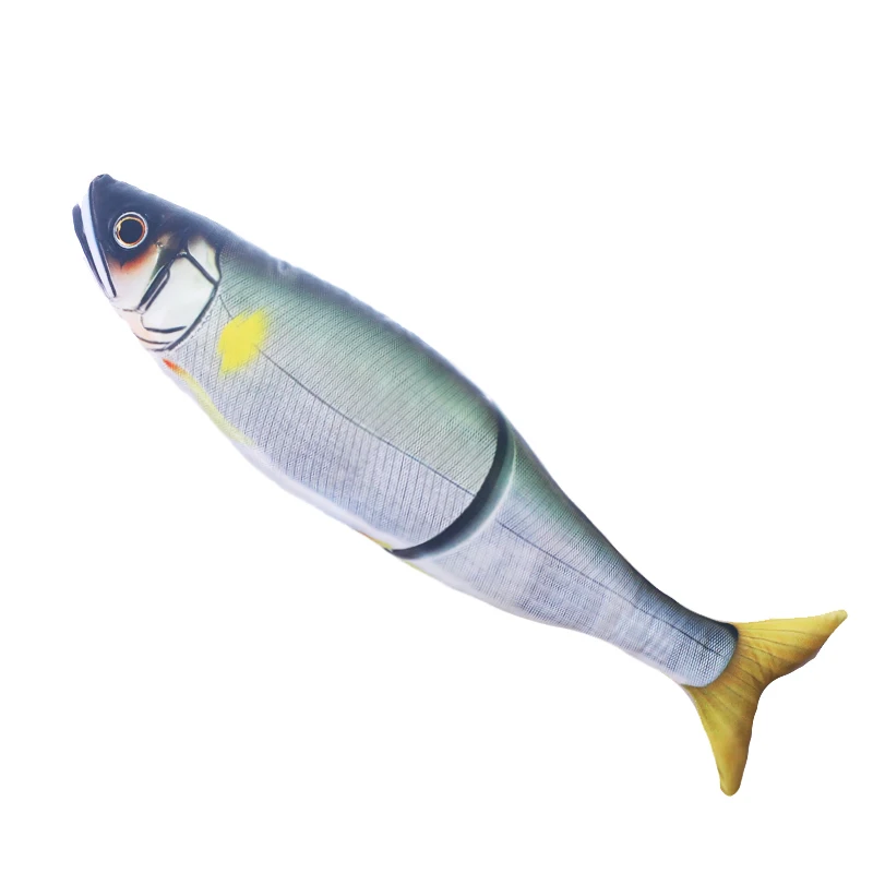 

Plecoglossus altivelis Ayu Sweetfish plush throw pillow fish shaped creative cushion for sofa and house decoration