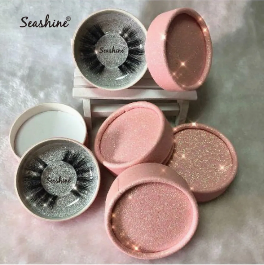 

10 Pcs Luxury Mink Lash Boxes Hand Made Private Logo 3D Mink Eyelashes Extension Free Shipping