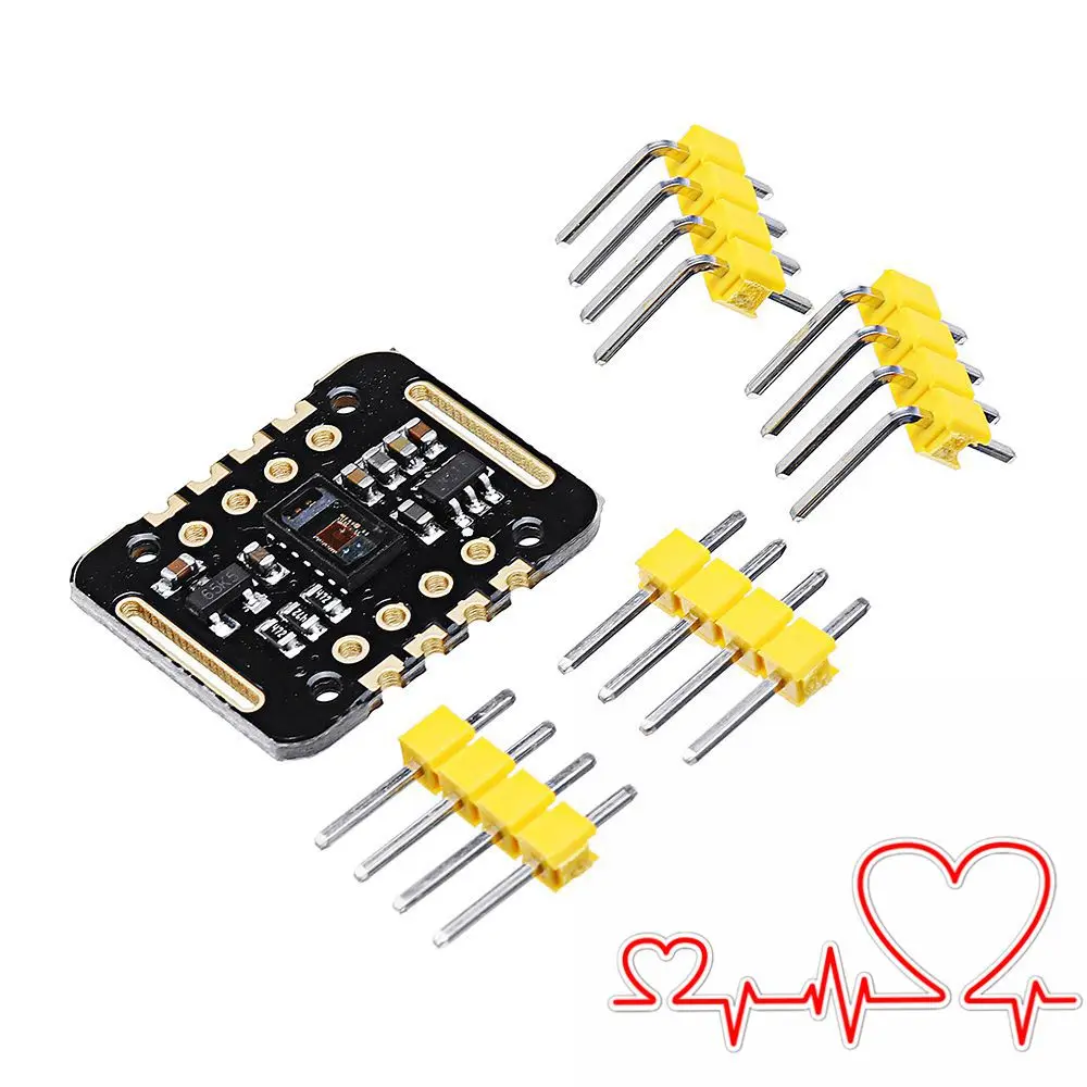 

MAX30102 Heartbeat Frequency Tester Heart Rate Sensor Module Puls Detection Blood Oxygen Concentration Test For Arduino
