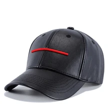 Wuke K604 Регулируемый черный из искусственной кожи Бейсбол Кепки Спорт на открытом воздухе Hat