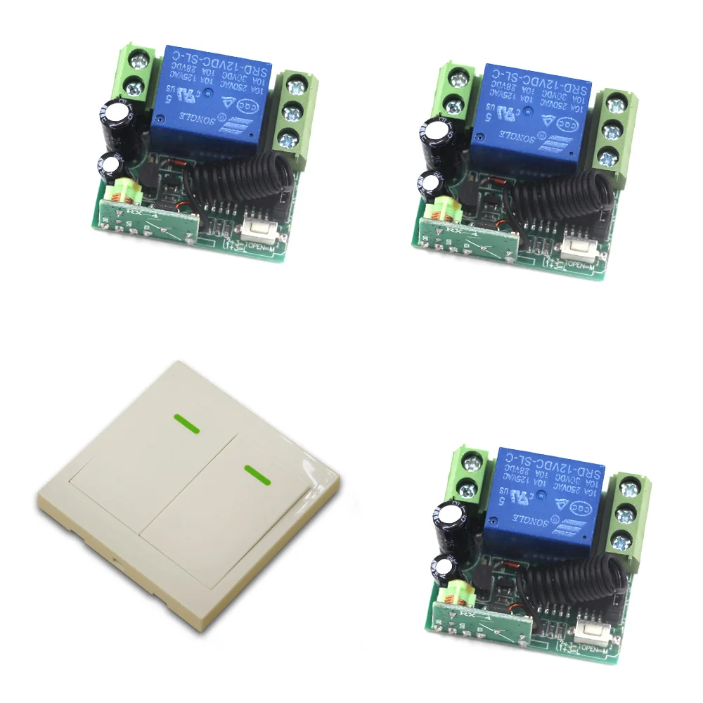 Hot Sale Smart Home DC 12V 10A 1CH Wireless RF Radio Light Switch