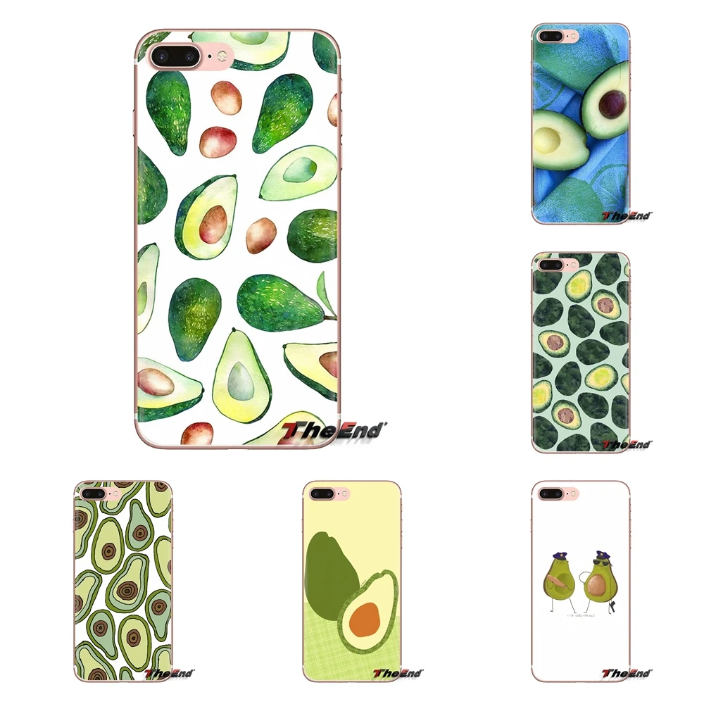

For Xiaomi Mi4 Mi5 Mi5S Mi6 Mi A1 A2 5X 6X 8 9 Lite SE Pro Mi Max Mix 2 3 2S Hot Sale Avocado fruit art Silicone Phone Skin Case