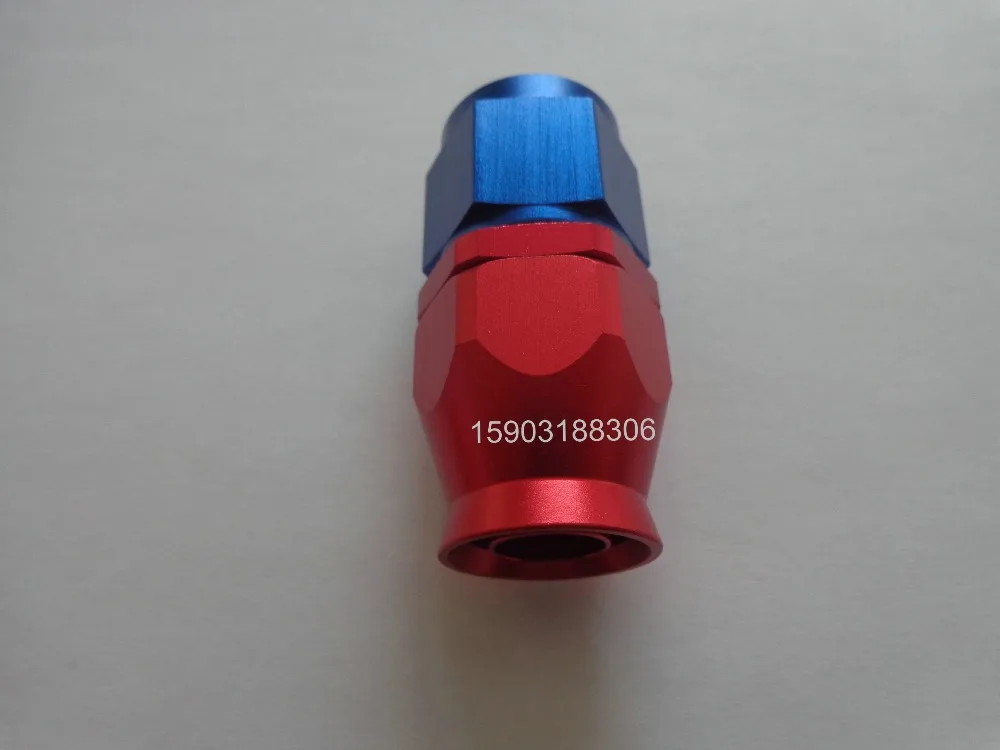 UN-4 AN4 PTFE Telfon Tubo End Raccordi Adattatore Per Auto Girevole Dritto Frizione Linee di Montaggio