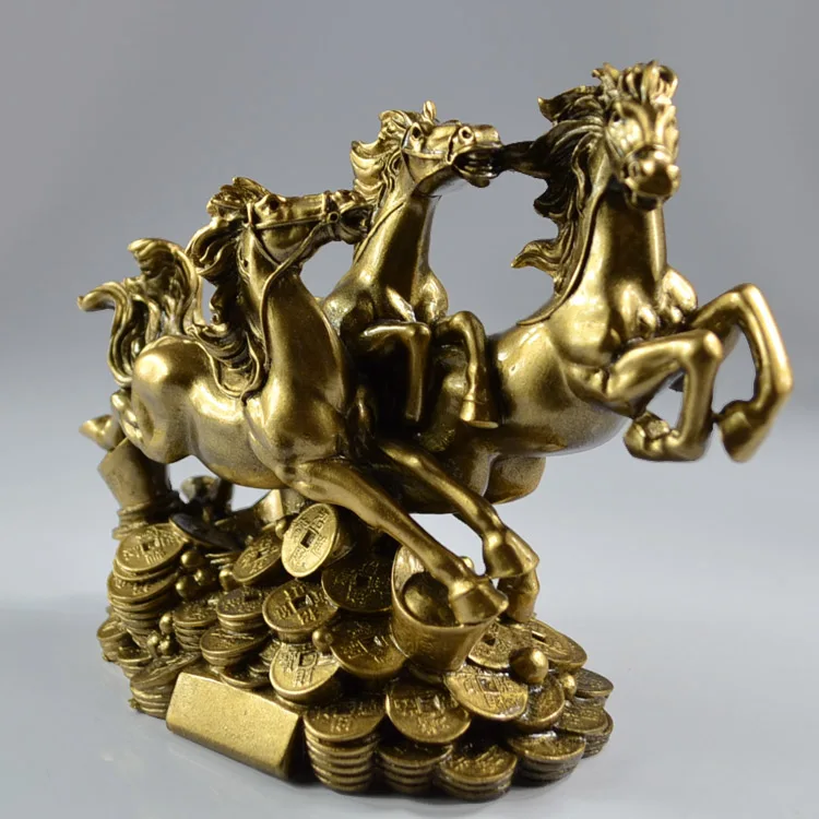 

Three horses decoration home accessories living room decoration modern brief crafts entranceway small