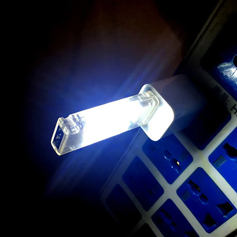 Mini-USB светодиодный ночное освещение палатки лампа Двусторонняя 12 Светодиодный s Зарядка через usb Чтение свет Ноутбук Настольная Светодиодная лампа