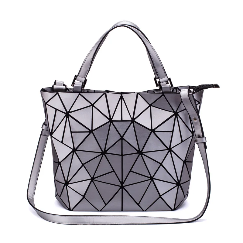 Famous Brands Women Shoulder Bag Geometric Luminous Handbags Shoulder Messenger Bag Ladies Bag Purse Female Casual Totes bolso