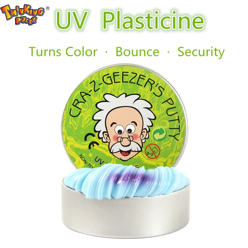 

new Thinking putty light UV Clay rubber mud Malleable Fimo Polymer Modeling intelligent Power playdough gifts for children