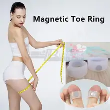2 PCS /Pair Slimming Health Silicon Magnetic Foot Massager Massge relax Toe Ring for Weight Loss Relaxation Care Tools Beauty