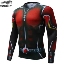 New 3D Winter Soldier font b Avengers b font 3 Compression font b Shirt b font