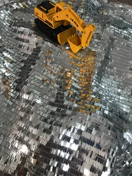 

high quality embrodiered lace fabric nigerian lace fabrics african tulle net lace CiCi-110804 with sequins