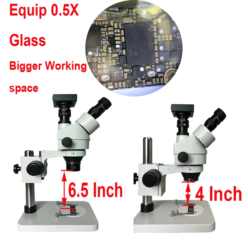 0.3X 0.5X 0.7X 0.75X 1.0X 1.5X 2.0X Вспомогательный объектив линза Барлоу для бинокулярного тринокулярного стерео микроскопа