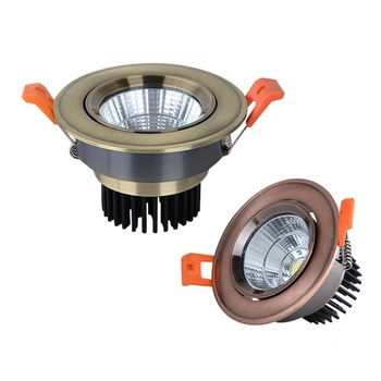 

Dimmable AC110V-220V 3W5W7W9W12W15W Ceiling downlight Epistar LED Recessed Ceiling lamp Spot light For home illumination