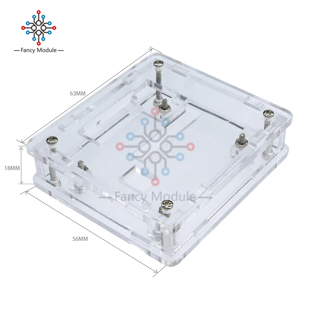 W1209 чехол прозрачная акриловая коробка прозрачная крышка термометр термо контроллер(не включает W1209) DIY Kit для W1209