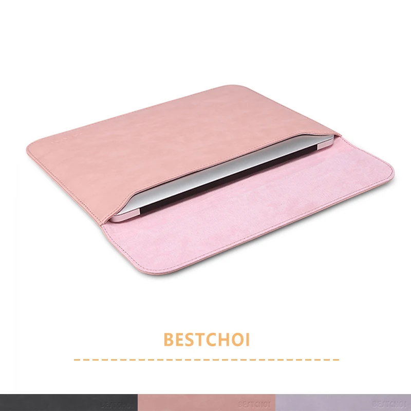 New Laptop Case 13 14 Sleeve for Dell Asus Toshiba Lenovo Hp Acer 13.3 Notebook Bag Pu Leather Waterproof Women Men 12 14.1 Bags