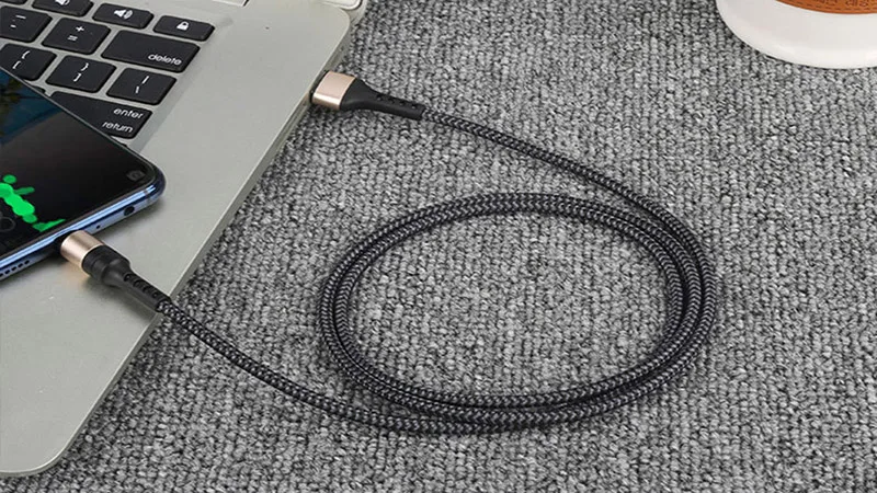 Супер скорость 5A usb type C кабель для huawei P20 mate 20 Pro оплетка QC3.0 USB C type C Micro USB зарядное устройство кабель для передачи данных для samsung - Цвет: Gold