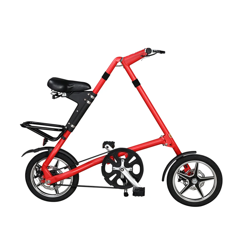 Clearance Folding Bike 16 Inch Wheel BXW Complete Road mini Bike Retro Frame New Creative Show Performance Bicycle 6