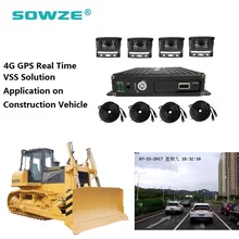 Фургон Грузовик CCTV система школьный автобусный автомобильный видеорегистратор комплект GPS 4 канала такси Автомобильный видеорегистратор 4G Мобильный регистратор для дистанционного управления