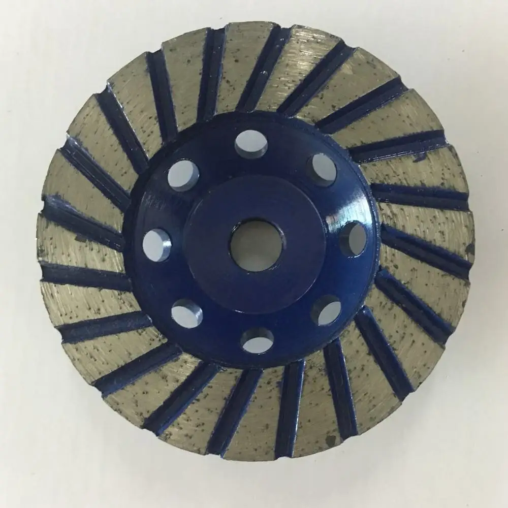

D100 corrugated bowl mill iron base Concrete Granite Marble Stone cnc Milling machine Polishing Grinder Diamond Grinding Wheel