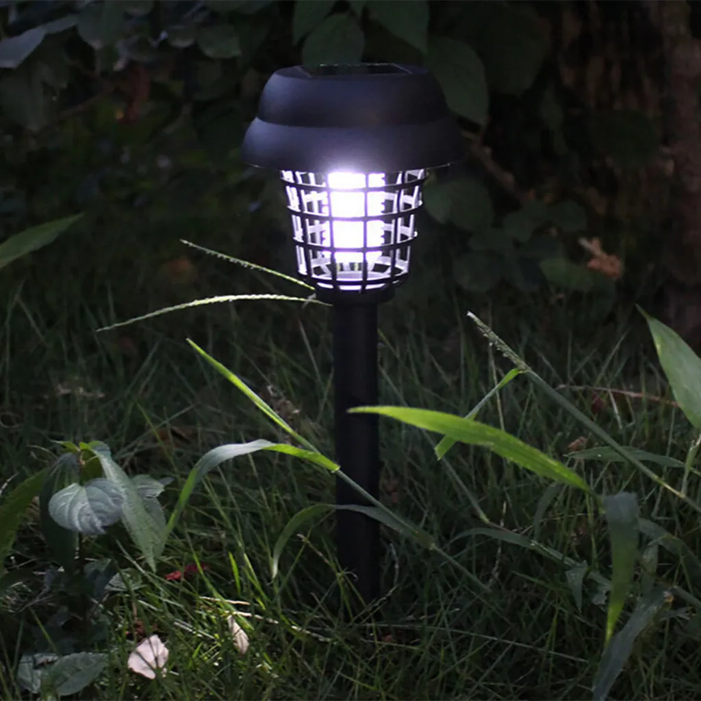 Лампа-убийца от комаров, 8 шт., светодиодный светильник на солнечных батареях, лампа для уничтожения насекомых, садовая лампа-убийца от