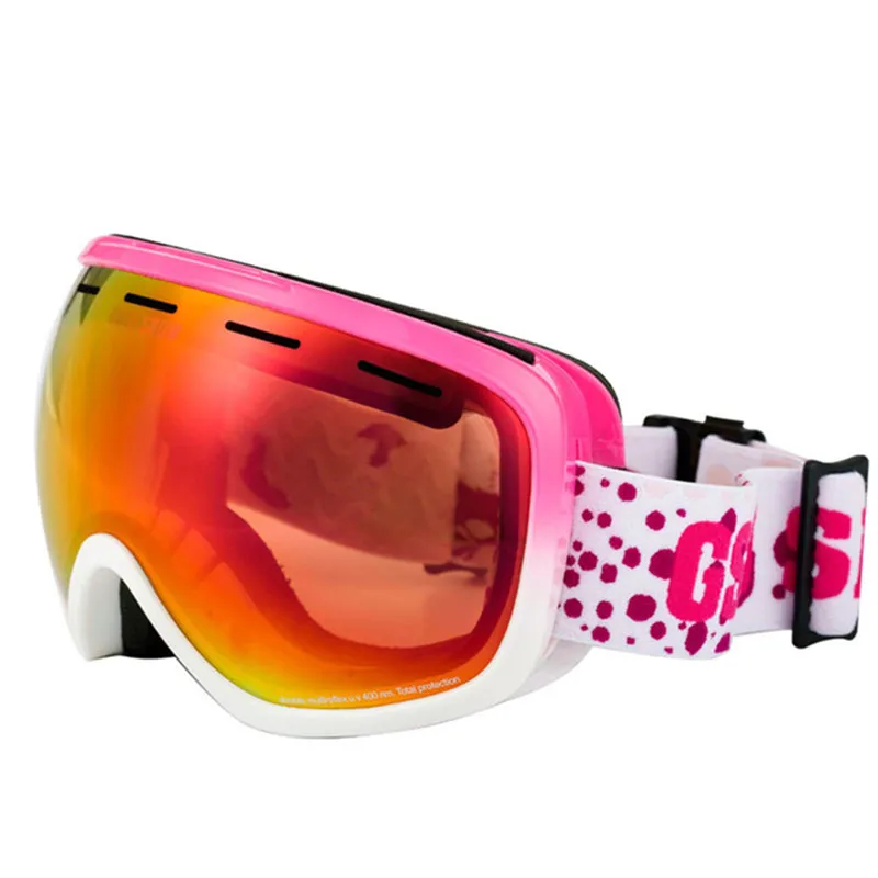 GSOU снежные лыжные очки для мужчин и женщин, уличные многоцветные очки для сноуборда, зимние профессиональные унисекс снежные лыжные спортивные очки - Цвет: 011