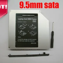 Универсальный 2," SSD HDD HD драйвер жесткого диска внешний 9,5 мм 2nd Caddy SATA 3,0 чехол Корпус ODD CD DVD rom Оптический отсек ноутбука