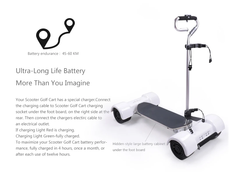 Discount 2018 Newest Electric Golf Scooter Skateboard with 1000W 60V 18.2AH 10.5inch inflatable 4 Wheel electric scooters mini golf cart 6 Discount 2018 Newest Electric Golf Scooter Skateboard with 1000W 60V 18.2AH 10.5inch inflatable 4 Wheel electric scooters mini golf cart 6