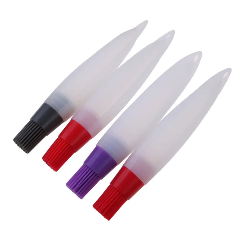 2016 1PCS Environmentally  Silicone Liquid Oil Pen Brush For Cake Butter Bread Pastry Brush Baking Tool 