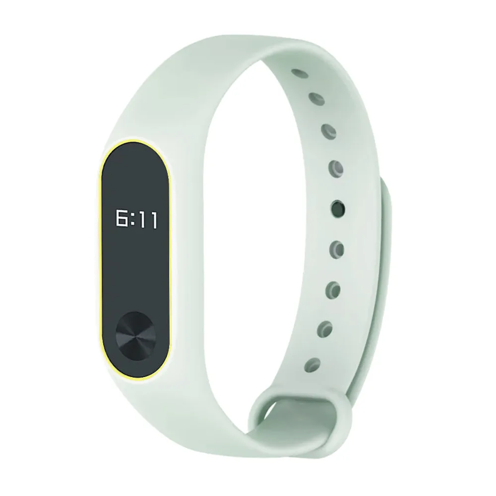 Спортивный Браслет для Xiaomi mi Band 2 Lu mi nous силиконовый мягкий ремешок на запястье сменные браслеты l1030#2