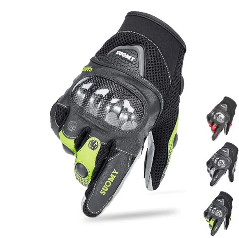 

Motorcycle Gloves Touch Screen Moto Gloves Carbon Fiber Protective Gears Motocross Gloves Motorcycle Racing Glove