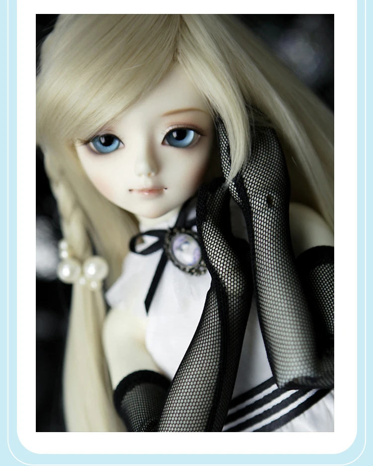 Кукольный парик luodoll BJD sd кукла девочка 1/4bjd baby doll( глаза