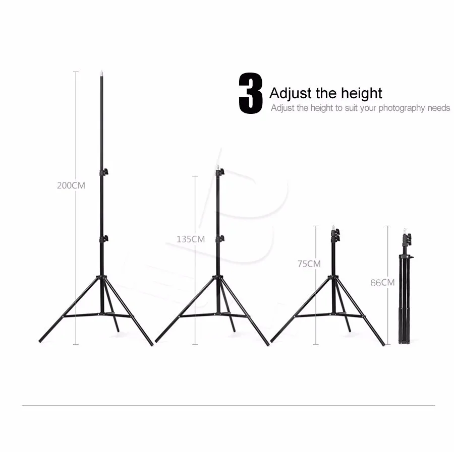 2 шт. Godox 302 7" 190 см фотографии свет стоит для отражатели, софтбоксы, фонари, зонты, фоны