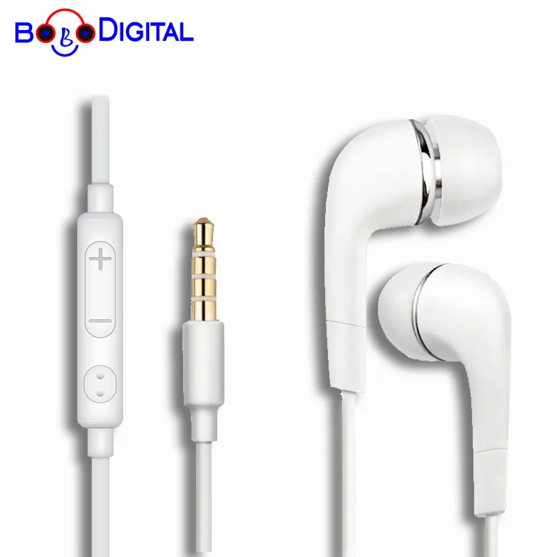 

Mobile Phone Headset Line Control Subwoofer With Wheat Earphones For iPhone samsung Universal Mobile Phone Headset Accessory
