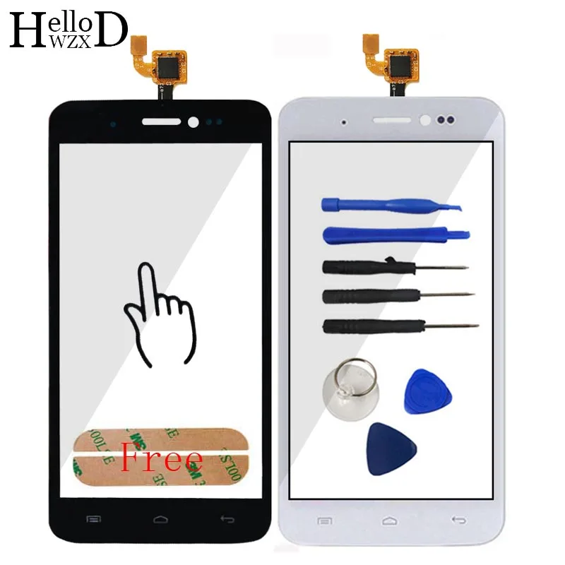 

5.0'' Smart High Lens Sensor Touch Panel For Explay Rio Play Touch Screen Front Glass Digitizer Capactive Repair Free Adhesive