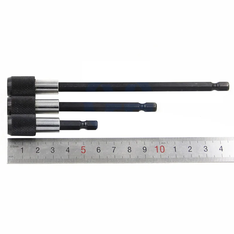 

Hexagon Screwdriver Quick Release self-locking Post Extension Rod Magnetic Screwdriver Bit Holder Extension Bar 60-150mm HR