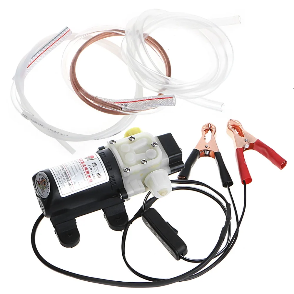 

Free delivery Car Electric Oil Diesel Fuel Extractor Transfer Pump With Crocodie Clip Pumps 12V 45W High Pressure