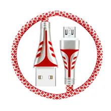 Новая быстрая зарядка 1 м металлический сверхпрочный Плетеный Micro USB кабель для синхронизации данных 2,4 A для samsung Galaxy для sony для LG