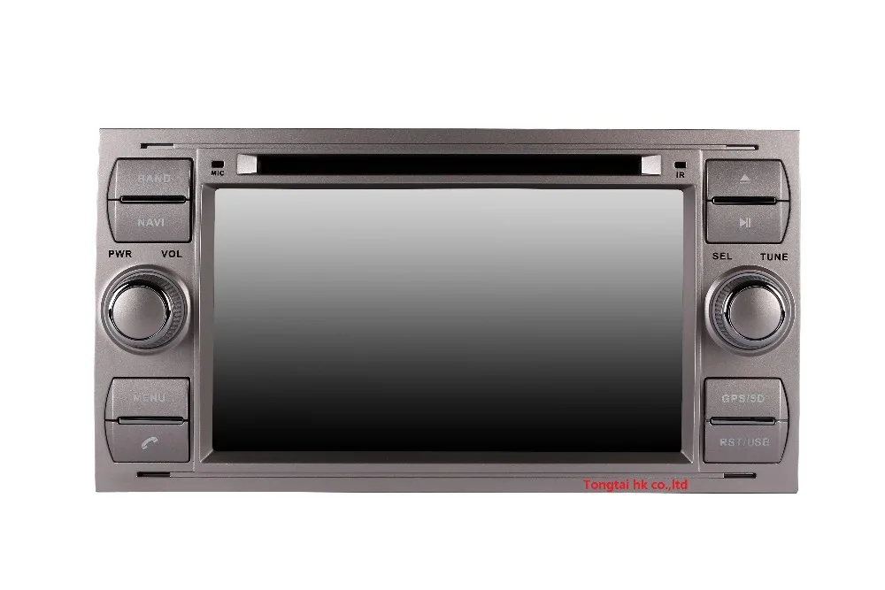 Top 7 inch digital touch screen 2 DIN car DVD player Navigation for FORD FOCUS 2007 - 2008,rds,radio,bluetooth,free map,wince 6.0 2