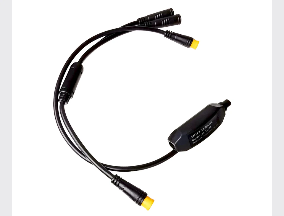 Perfect Mid Motor Gear Sensor for BAFANG BBS01 BBS02 BBSHD 3 Pin in One Connector 24CM Shift Sensor with Y Cable for BAFANG Gear Sensor 4