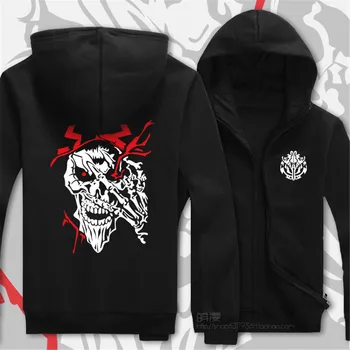 

Overlord Costumes Gargantua Sweatshirts Cosplay 3D printed fashion Autumn men and women hooded zippered Luminous jacket men