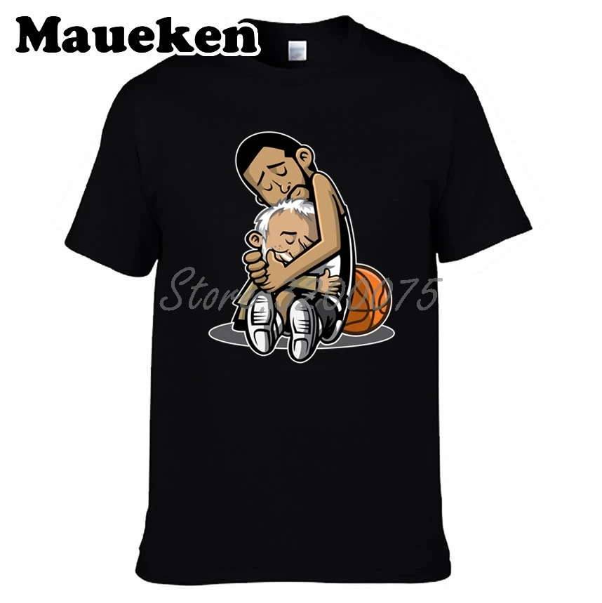 Мужская футболка с героями мультфильмов Tim Duncan Gregg Popovich Fundamental Duo vehal San Antonio W19032709 |