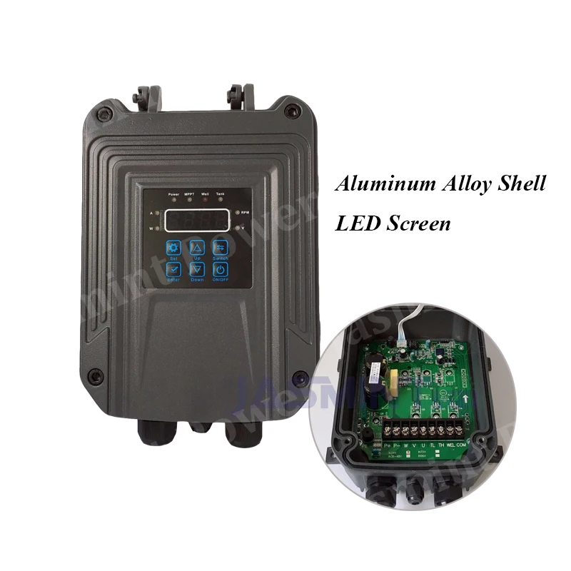 300 W DC48V погружной водяной насос на солнечной батарее 3 дюймов потока 3m3/ч напор 35 м
