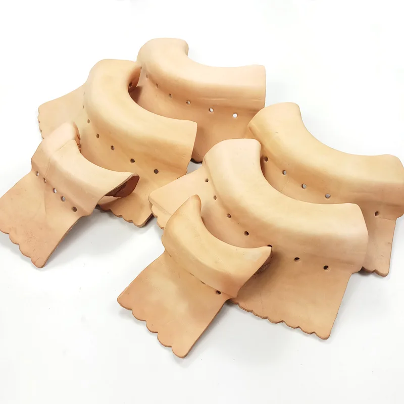 New Billiards Pool Table Leather Pockets 6pcs/set High Quality Brown