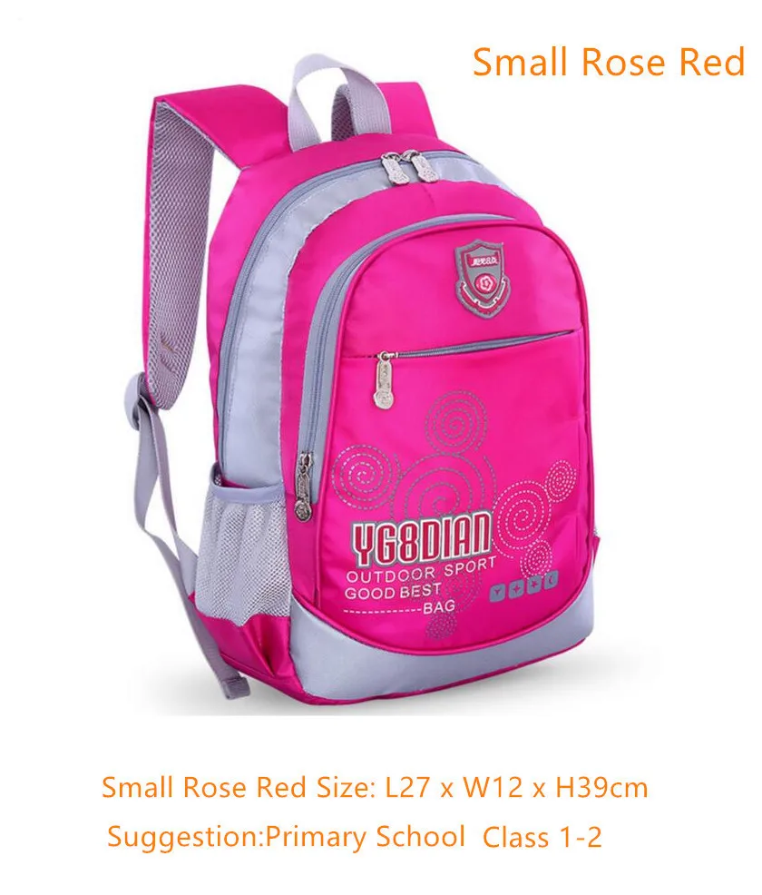 Детские школьные сумки для девочек и мальчиков; сумка для книг; Детский водонепроницаемый нейлоновый школьный рюкзак; детский начальный школьный рюкзак