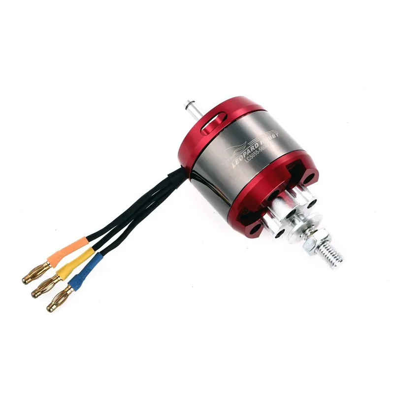 

Leopard Hobby LC5055 5055 motor 650/550/480/430/390/360/330/250KV brushless outrunner for RC Planes weight 4.5kg with 14-15 Prop
