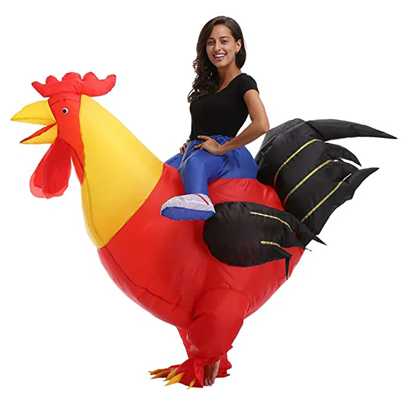 

Inflatable Rooster Costume Adult Purim Halloween Carnival Party Costume Chicken Cock Cosplay Costumes Fancy Dress Outfits