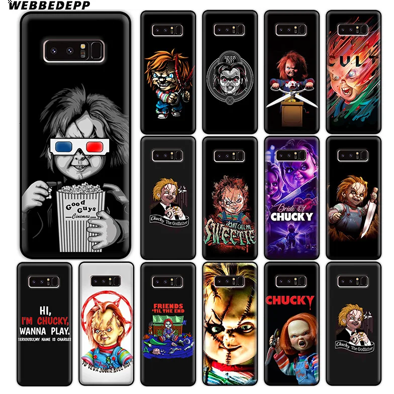 WEBBEDEPP Cool Chucky Child is Play Мягкий силиконовый чехол для Samsung Galaxy A9 A8 A7 A6 Plus 2018 A5 A3 2017 2016 Note 9